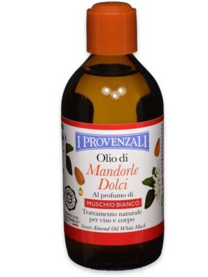 I provenzali olio di mandorle dolci profumo muschio bianco