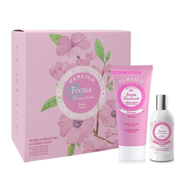 1F1E4C4A007CF770F57315CA38F7B20C_ Perlier cofanetto fresia elisir di profumo + crema mani