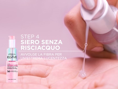Elvive glycolic gloss siero senza risciacquo capelli spenti