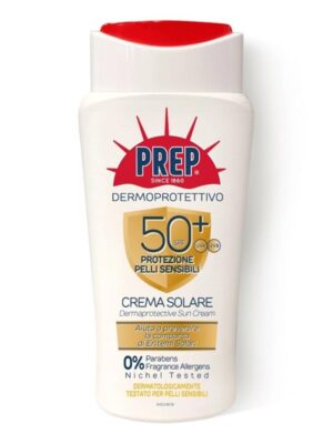 Prep spf 50+ latte solare crema pelli sensibili