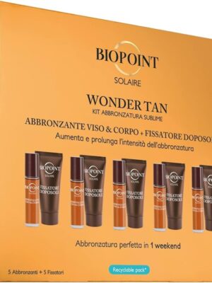 Biopoint wonder tan kit abbronzatura sublime