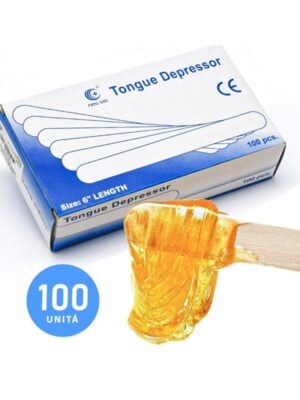 Euromedis spatole in legno conf 100 pz