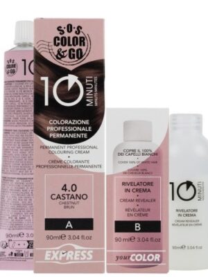 Alama prof s.o.s. color & go 10 minuti 4.0 castano