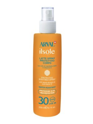 Arval latte spray protettivo corpo spf 30 fl. 200 ml