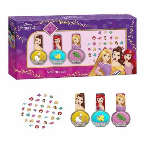 70C4482EC2D283479D4E180D8EB083B3_ Disney princess set smalti e decorazioni unghie