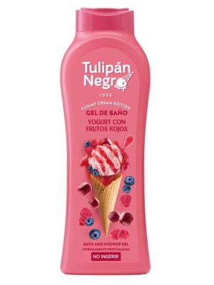 Tulipan negro gel de bagno yogurt con frutos rojos 650 ml