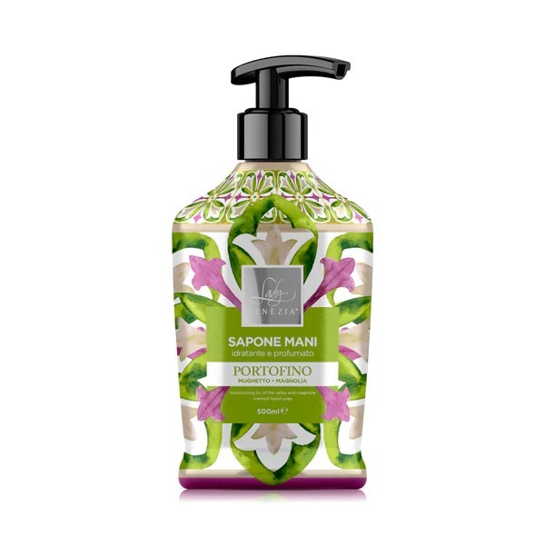 7EBB920E177DCBD1E0A39143620850B5_ Lady venezia sapone mani portofino mughetto & magnolia500 ml