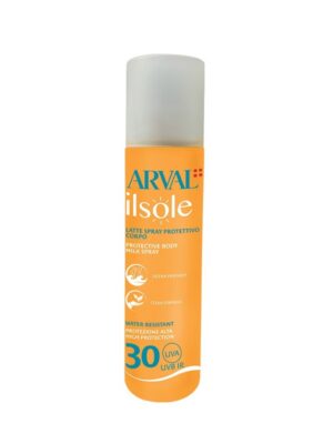 Arval latte spray protettivo corpo spf 30 uva 200 ml