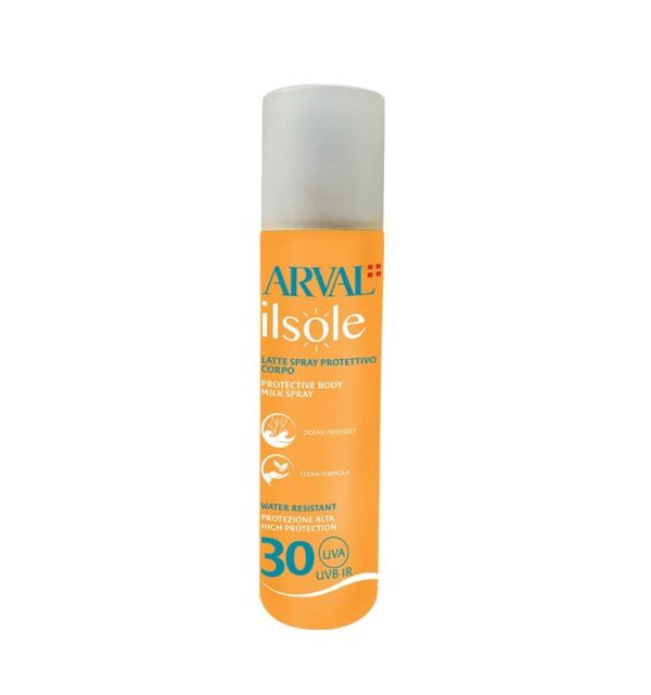 9B093FA32C3E483888046EDDDA143C1A_ Arval latte spray protettivo corpo spf 30 uva 200 ml