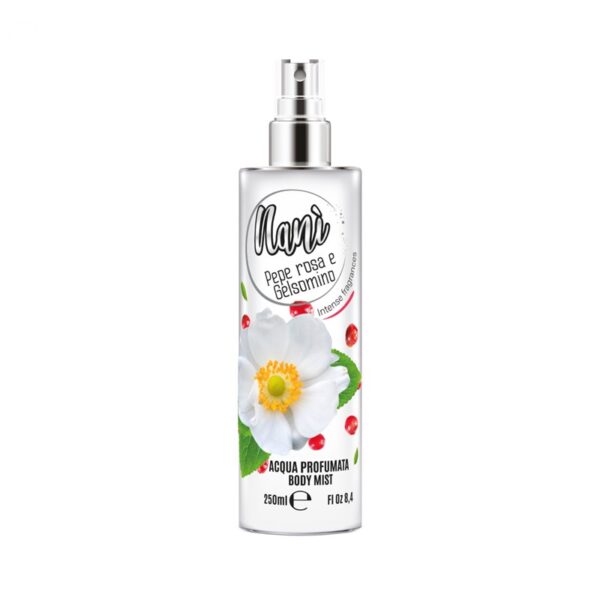 Nani' gold acqua profumata 250 ml pepe rosa e gelsomino