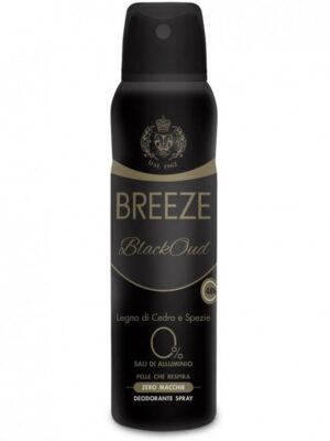 Breeze deo spray black oud 150 ml