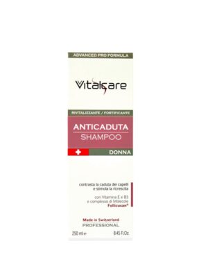 Vitalcare swiss shampoo anticaduta donna 250 ml