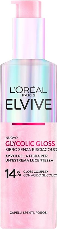 Elvive glycolic gloss siero senza risciacquo capelli spenti
