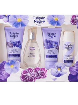 Tulipan negro estuche pack regalo sweet violeta
