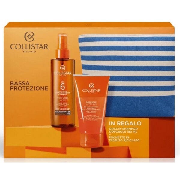 BC1B8BE513A451D758A9D05E105193AE_ Collistar low protection box olio secco 200 ml + doposole