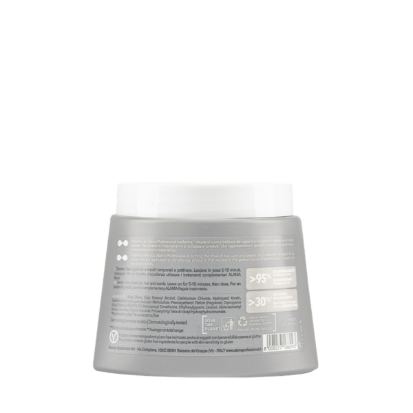 C0ACEC9CCF3E9F9ED54EF69BBC494660_ Alama prof repair mask ristrutturante cap danneggiati 500 ml