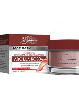 Ultra retinol complex maschera viso all'argilla rossa 50 ml