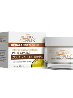 Ultra retinol complex crema viso allo zolfo e acque termali