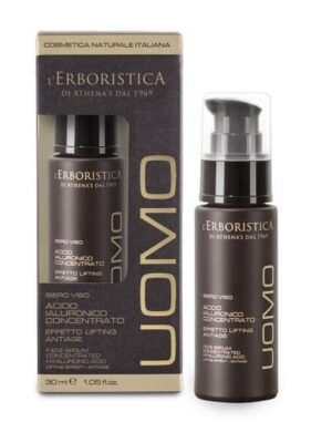 L'erboristica uomo siero viso acido ialuronico 30 ml