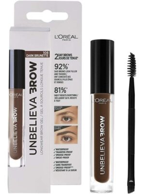 L'oreal unbelieva brow 108 dark brunette