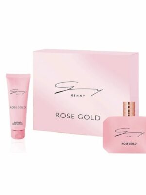 Genny rose gold gift set edtv 100 ml + body lotion 100 ml