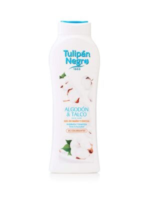 Tulipan negro gel de bagno algodon y talco 650ml