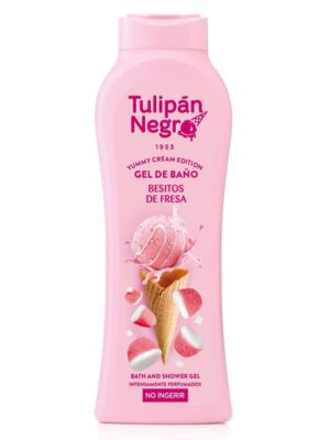 Tulipan negro gel de bagno besitos de fresa 650 ml