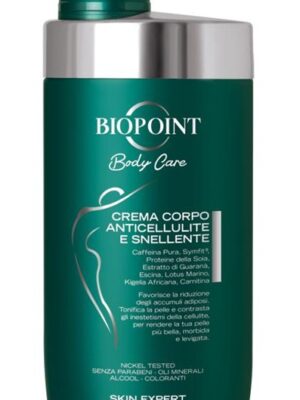 Biopoint body care crema corpo anticellulite e snellente 500
