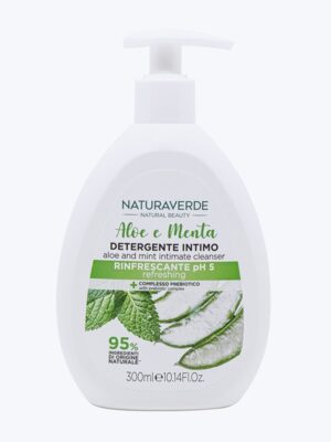 Naturaverde detergente intimo aloe e menta 300 ml