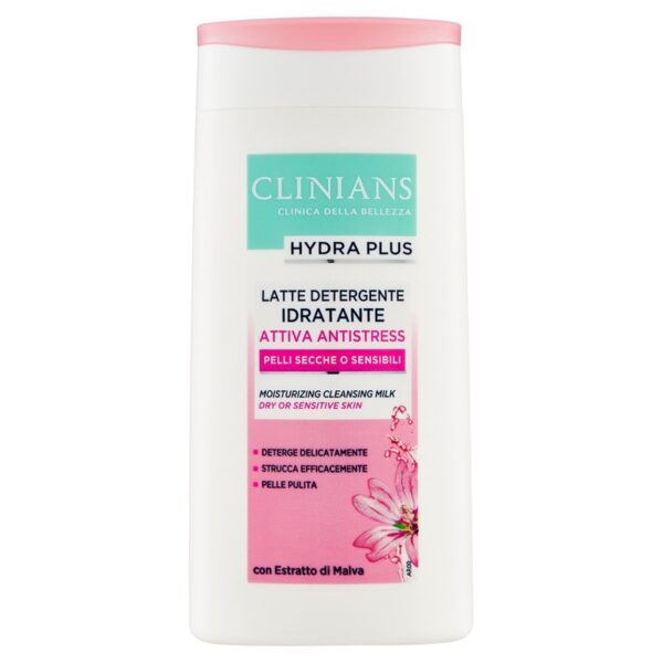 21D030FBD49CB3C2DEB61BB3CE54B14A_ Clinians latte detergente idratante antistress 200 ml