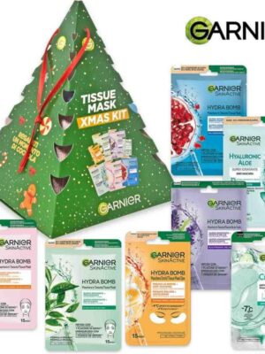 Garnier coffret 7 maschere  monouso (5 viso 2 occhi)