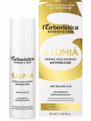 L'erboristica crema viso 30 ml antimacchie depigmentante spf