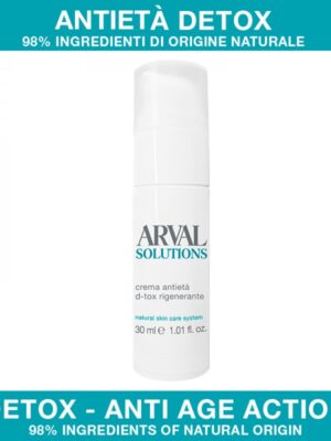 Arval natural skin care system - crema anti etÀ d-tox rigene
