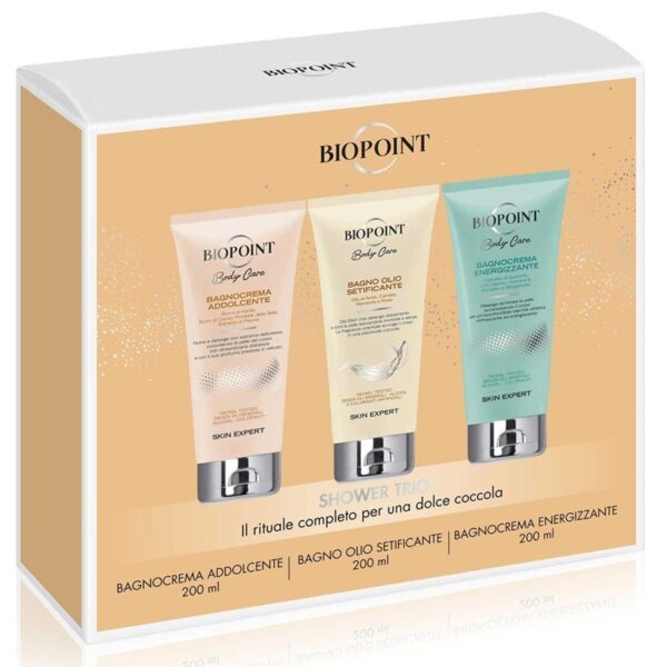 34F98C3128734A49533FD3DA29AC5BFA_ Biopoint cofanetto bagnocrema 200mlx3