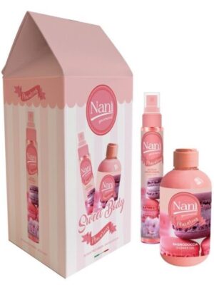 NanÌ acqua profumata 75ml + bagnodoccia 300ml macarons