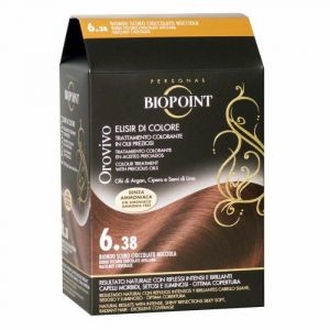 Biopoint elisir di colore 6.38 biondo scuro cioccolato nocci
