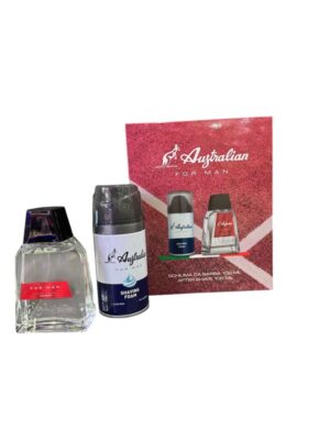 Australian for man rosso schiuma da barba + aftershave 100 m