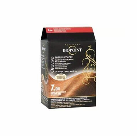 716670A949A35F9E2029C12AA2A4A9BA_ Biopoint elisir di colore 7.04 biondo naturale ramato