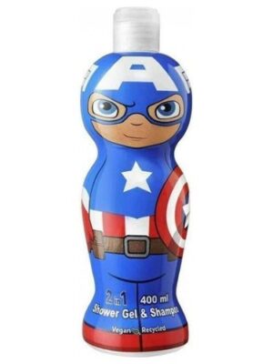 Air val captain america2in1 shower gel & shampoo 400 ml