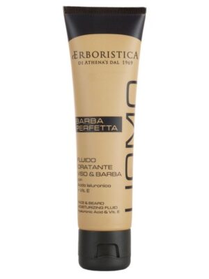 L'erboristica fluido idratante viso & barba acido jaluronico
