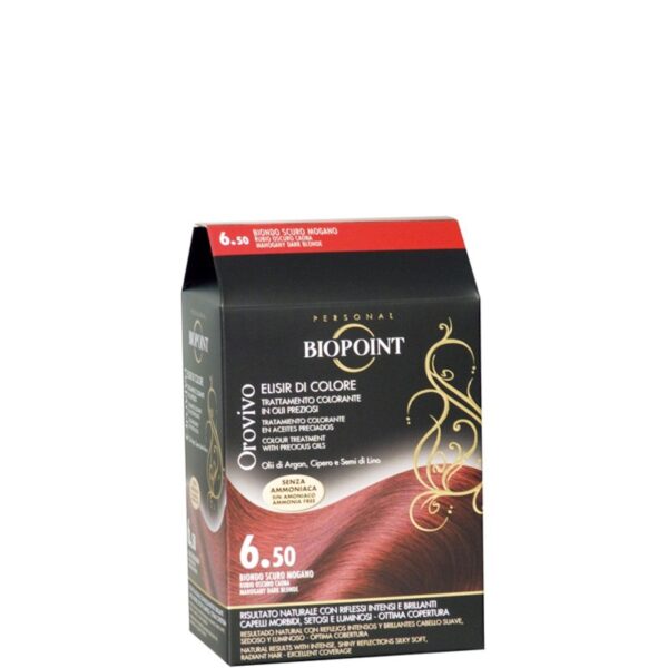 9761E418F40431F92EBF1090E04D22CB_ Biopoint elisir di colore 6.50 biondo scuro mogano