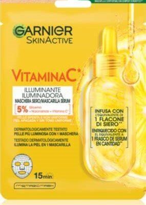 Garnier maschera tess vit c