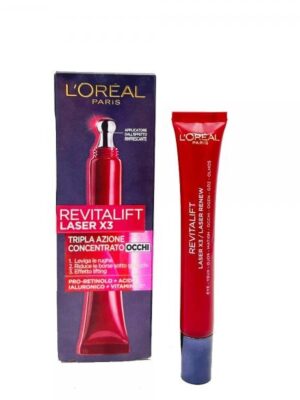 L' oreal revitalift laserx3 crema contorno occhi 15 ml