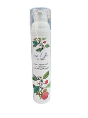 De l'ile ischia maschera viso purificante al pompelmo rosa m