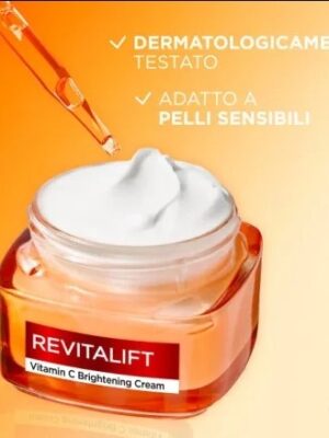 L'oreal crema viso revitalift vitamin c illuminante 50 ml