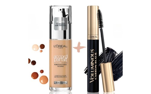 E33E3A2FC856EC62901AD2E85FE29BC8_ L'oreal accord parfait fdt 4.n + mascara voluminous x5