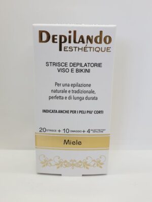 Depilando strisce depilatorie viso e bikini miele