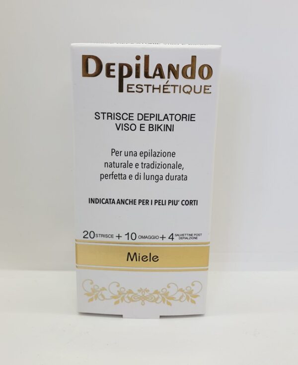 77992ADFB94F67C7975CB8D6921663CD_ Depilando strisce depilatorie viso e bikini miele