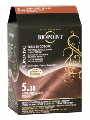 Biopoint elisir di colore 5.38 castano chiaro cioccolato