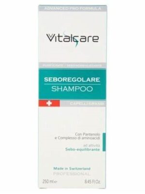 Vitalcare swiss shampoo sebo regolatore 250 ml